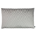 Elephant Grey - Front - Prestigious Textiles Pivot Geometric Throw Pillow Cover