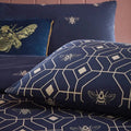 Navy - Lifestyle - Furn Bee Deco Geometric Duvet Set