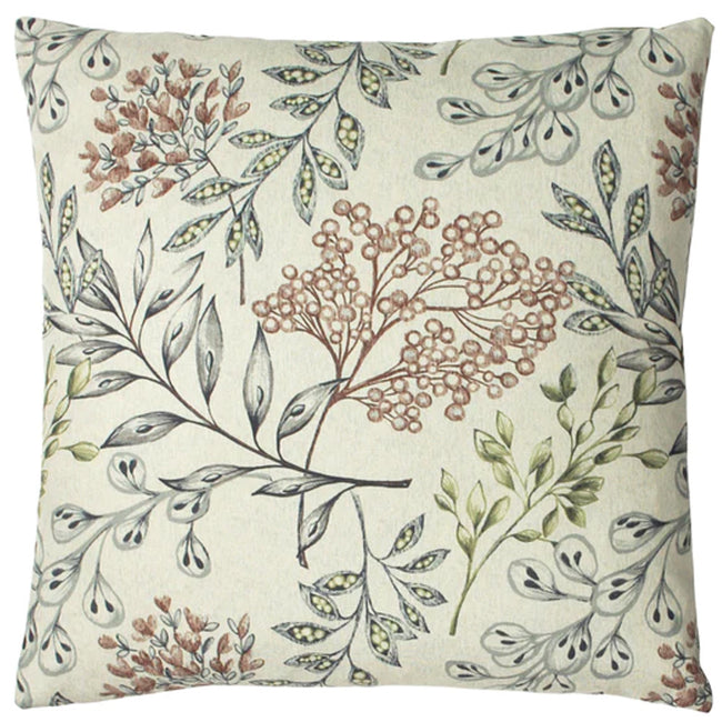 Multicolored - Front - Paoletti Hedgerow Botanical Throw Pillow Cover