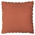 Brick Red - Back - Furn Varma Geometric Throw Pillow Cover