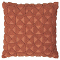 Brick Red - Front - Furn Varma Geometric Throw Pillow Cover
