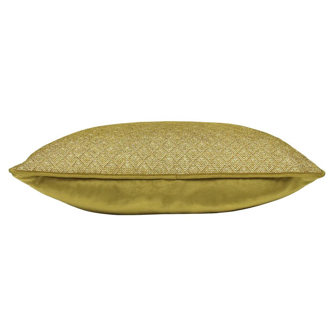 Ochre Yellow - Side - Furn Blenheim Geometric Throw Pillow Cover