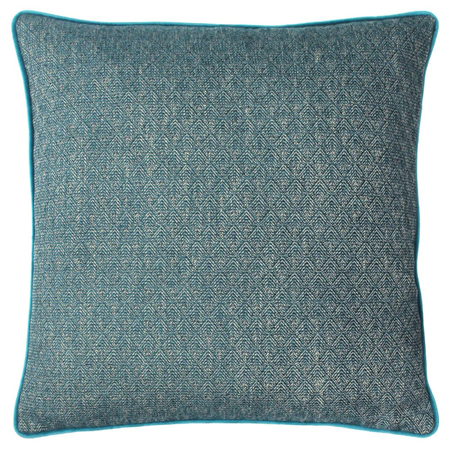 Teal - Front - Furn Blenheim Geometric Throw Pillow Cover