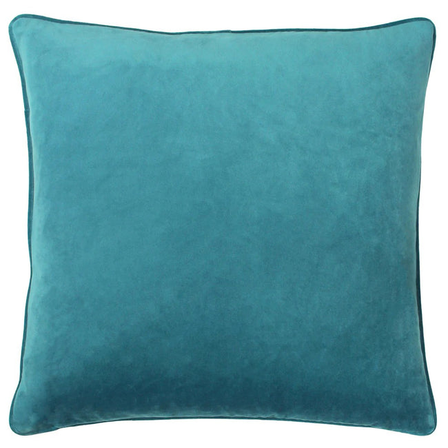 Teal - Back - Furn Blenheim Geometric Throw Pillow Cover