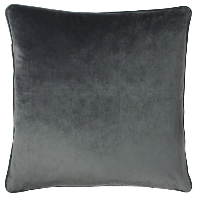 Gray - Back - Furn Blenheim Geometric Throw Pillow Cover