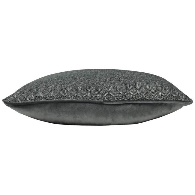 Gray - Side - Furn Blenheim Geometric Throw Pillow Cover