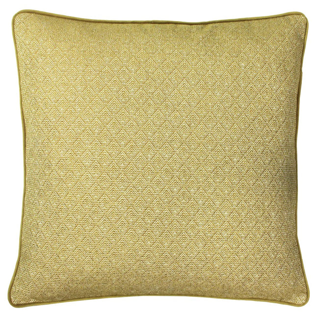 Ochre Yellow - Front - Furn Blenheim Geometric Throw Pillow Cover