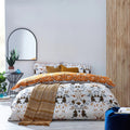 Multicolored - Front - Furn Tiger Fish Botanical Duvet Set