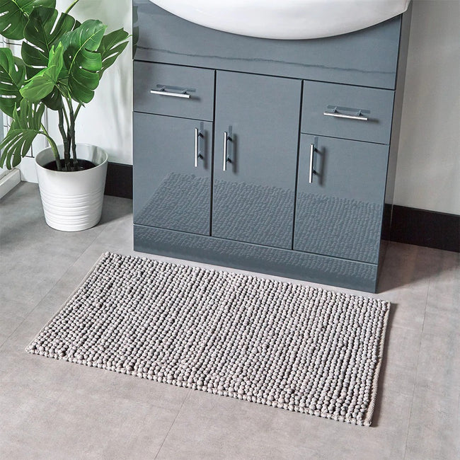 Gray - Back - Furn Bobble Bath Mat
