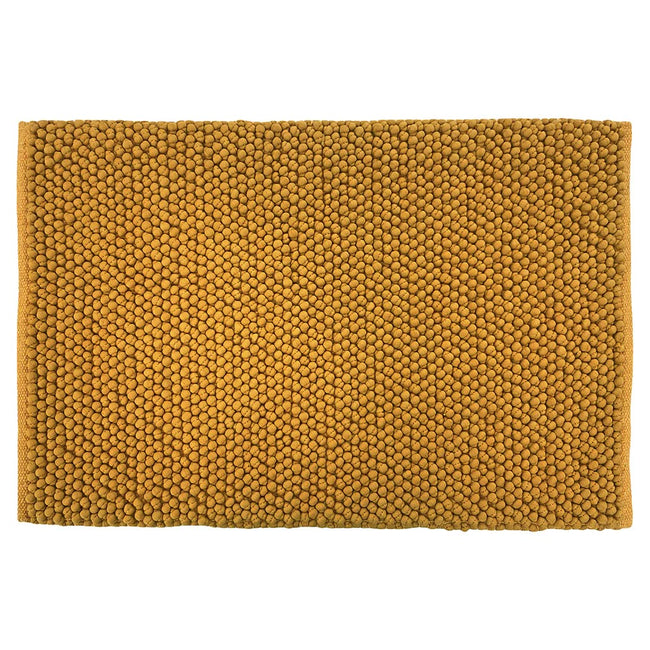 Ochre Yellow - Front - Furn Bobble Bath Mat
