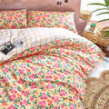 Multicolored - Side - Style Lab Juicy Checked Duvet Set