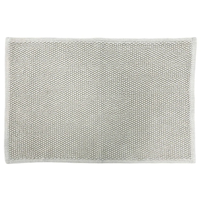 Dove Grey - Front - The Linen Yard Loft Rectangular Bath Mat