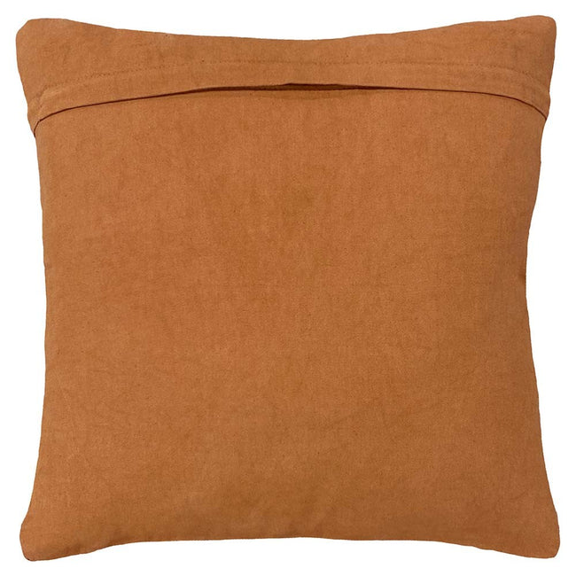Rust - Back - Furn Kamjo Tufted Geometric Throw Pillow Cover