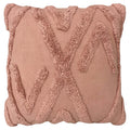 Blush - Front - Furn Kamjo Tufted Geometric Throw Pillow Cover