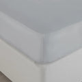 Dove Grey - Side - Paoletti Bamboo Fitted Bed Sheet