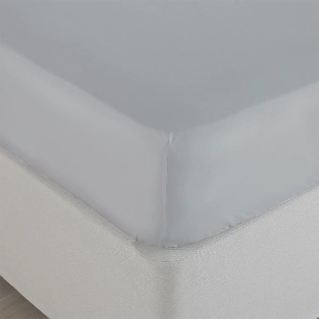 Dove Grey - Front - Paoletti Bamboo Fitted Bed Sheet