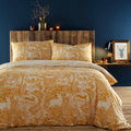 Ochre Yellow - Front - Furn Winter Woods Animals Duvet Set