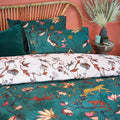 Juniper Green - Back - Furn Wildlings Tropical Duvet Set