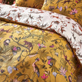 Ochre Yellow - Side - Furn Wildlings Tropical Duvet Set