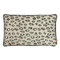 Bronze - Front - Kai Faline Jacquard Leopard Print Throw Pillow Cover