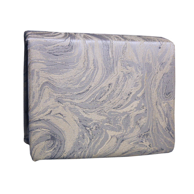 Oyster - Front - Paoletti Jacquard Marble Duvet Set