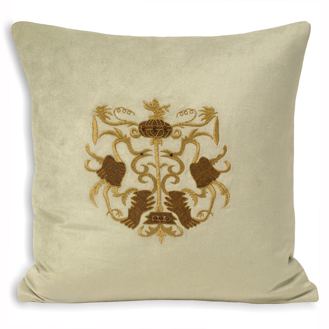 Silver - Front - Riva Home Castle Bolsover Cushion Cover