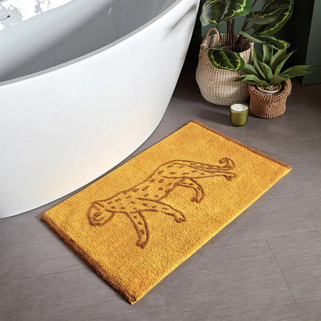 Gold - Back - Furn Leopard Bath Mat