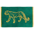 Teal - Front - Furn Leopard Bath Mat
