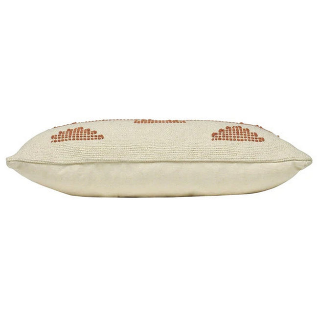 Brick Red - Side - Furn Sonny Stitched Throw Pillow Cover