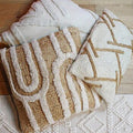 Natural - Lifestyle - Furn Jute Tufted Throw Pillow Cover