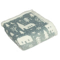 Blue Mist - Front - Furn Winter Walk Fleece Throw