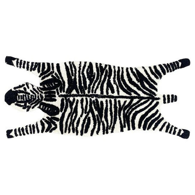 Black-White - Front - Furn Zebra Bath Mat