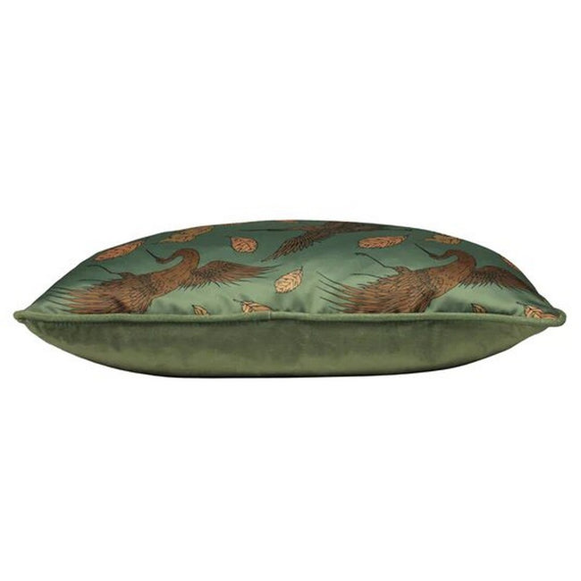 Bay Green - Side - Paoletti Harper Square Throw Pillow Cover