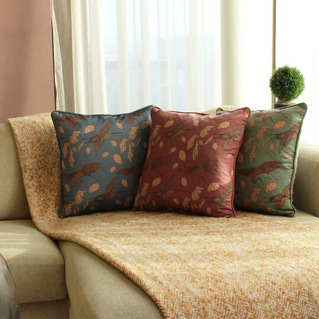 Bay Green - Lifestyle - Paoletti Harper Square Throw Pillow Cover
