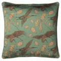 Bay Green - Front - Paoletti Harper Square Throw Pillow Cover