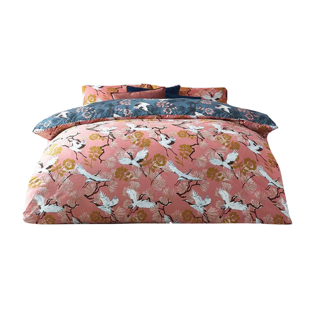 Blush - Front - Furn Demoiselle Botanical Duvet Set