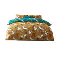 Mustard Yellow - Front - Furn Demoiselle Botanical Duvet Set