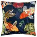 Midnight - Front - Paoletti Koi Throw Pillow Cover