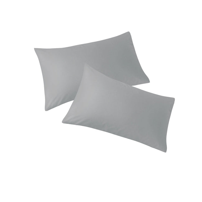 Light Dove Gray - Front - Paoletti Bamboo Housewife Pillowcase
