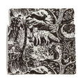 Charcoal - Front - Furn Winter Woods Animals Jacquard Bath Towel