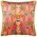 Pink-Green - Front - Kate Merritt Canopy Illustration Throw Pillow Cover