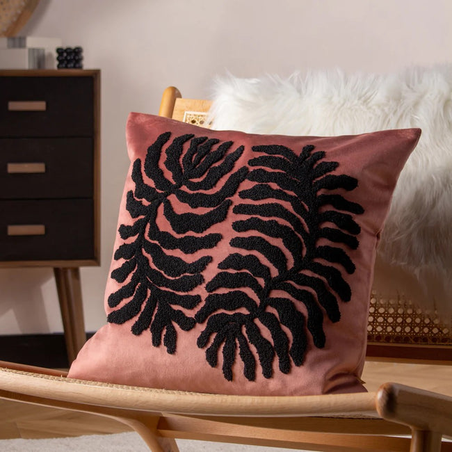 Brown - Pack Shot - Furn Maldive Tufted Throw Pillow