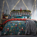 Navy - Front - Furn Nutcracker Christmas Duvet Set