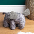 Gray - Pack Shot - Paoletti Ernest Elephant Doorstop