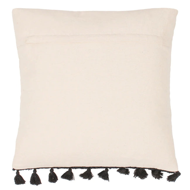 Natural-Black - Back - Furn Radiance Throw Pillow Cover