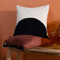 Natural-Black - Pack Shot - Furn Radiance Throw Pillow Cover