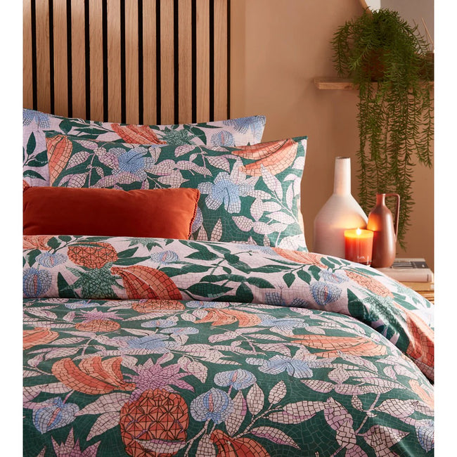 Jade - Side - Furn Cypressa Floral Duvet Set