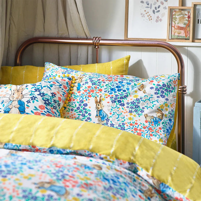Multicolored - Back - Peter Rabbit Florelli Cotton Duvet Set