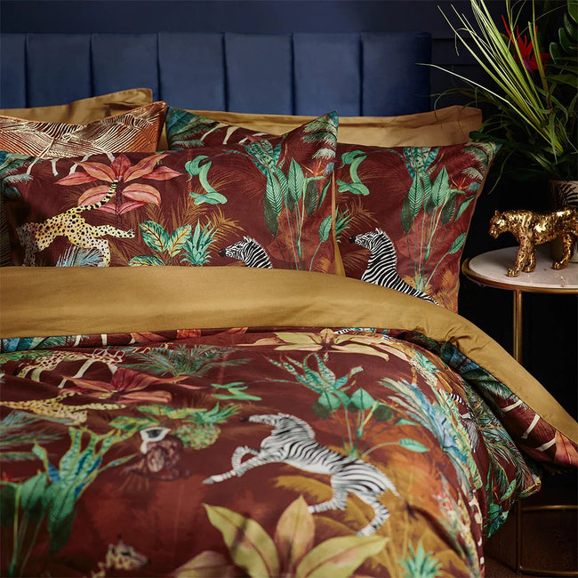 Rust - Back - Wylder Aranya Duvet Set