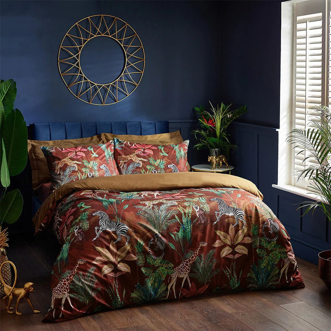 Rust - Front - Wylder Aranya Duvet Set